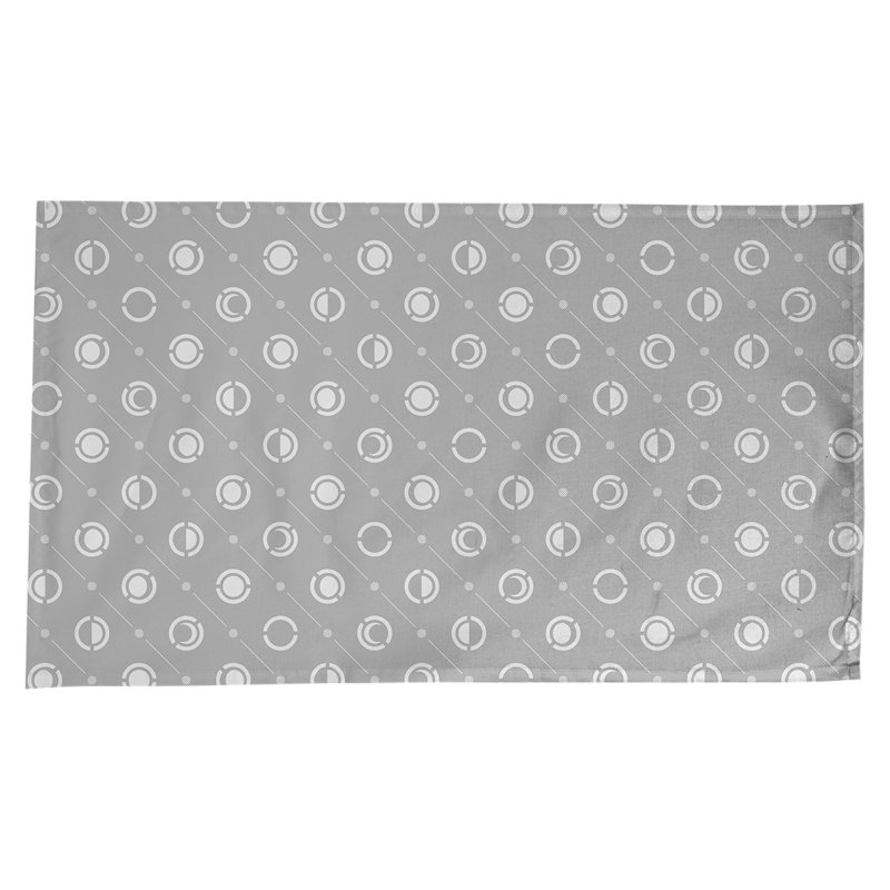 Classic Moon Phases Tablecloth, Gray