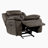 Jannali 37.5'' Traditional Polished Microfiber Manual Glider Recliner with Tab Pull Recline, Gentle Gliding Motion & Plush Pillow Top Armrests-1482699956