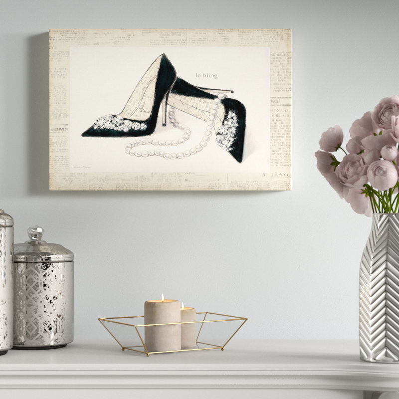 « from emily placard iv », impression sur toile tendue, H 18 po x l 26 po x P 1,5 po, Toile avec cadre noir, Pas de tapis