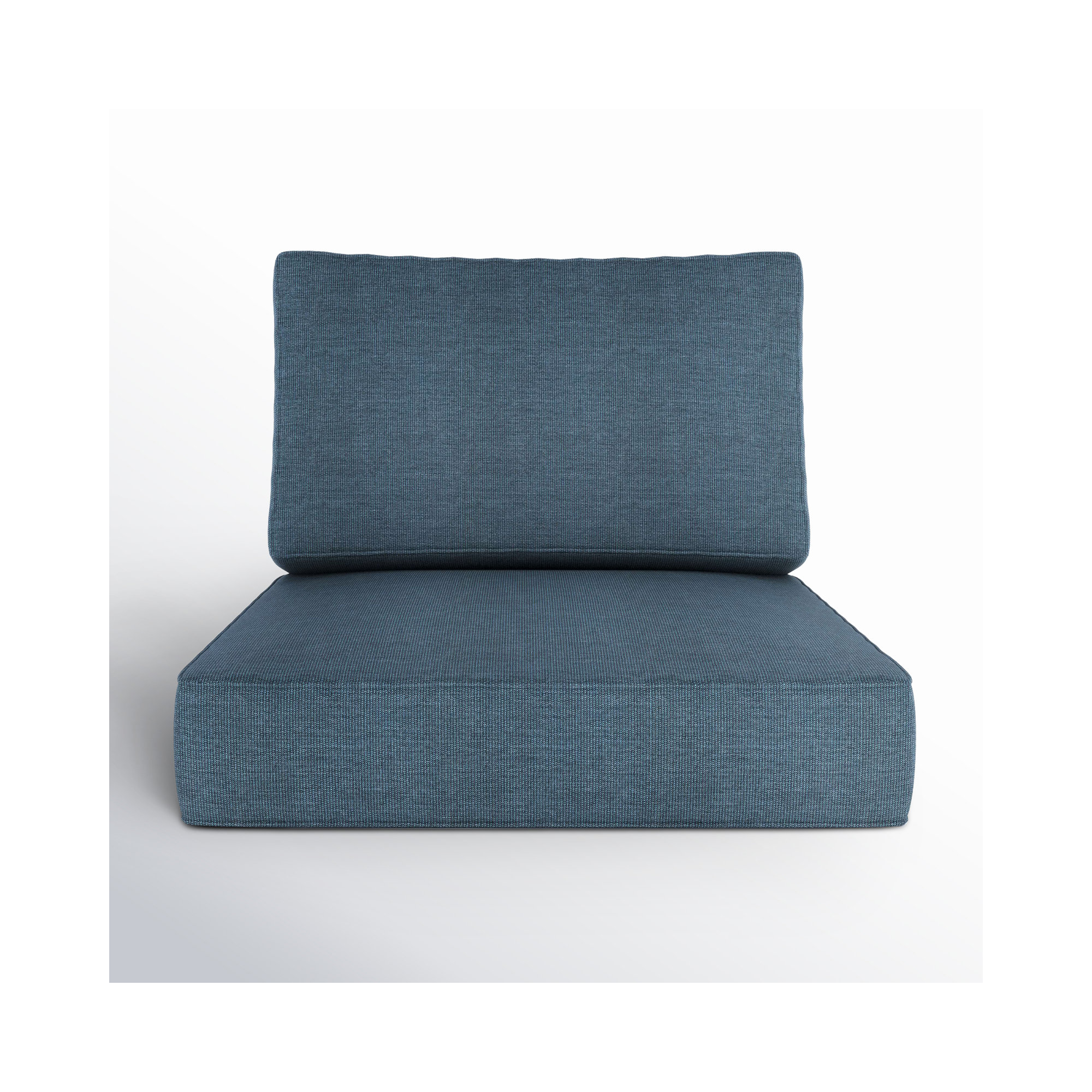 Outdoor Sunbrella Seat/Back Cushion, Spectrum Denim Sunbrella®