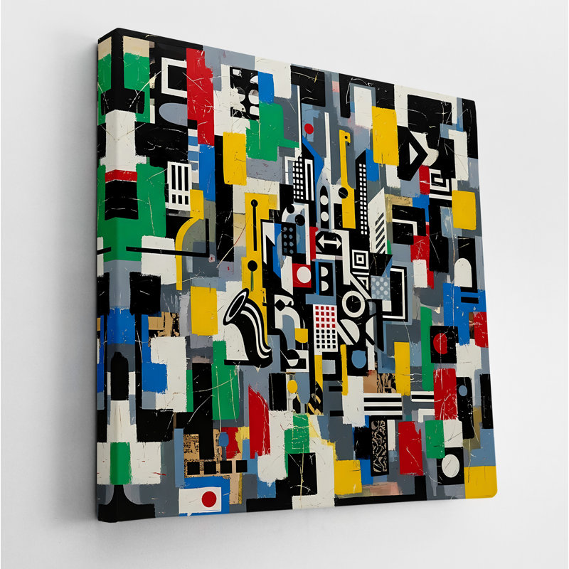 Metropolitan Jazzscape, 24" H x 24" W
