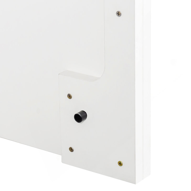 Lit simple extra-long blanc