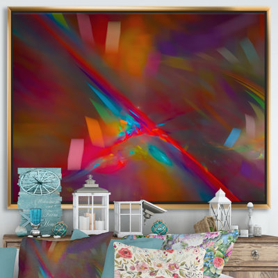 «Digital Fractal Abstract Oil I», reproduction d'art sur toile