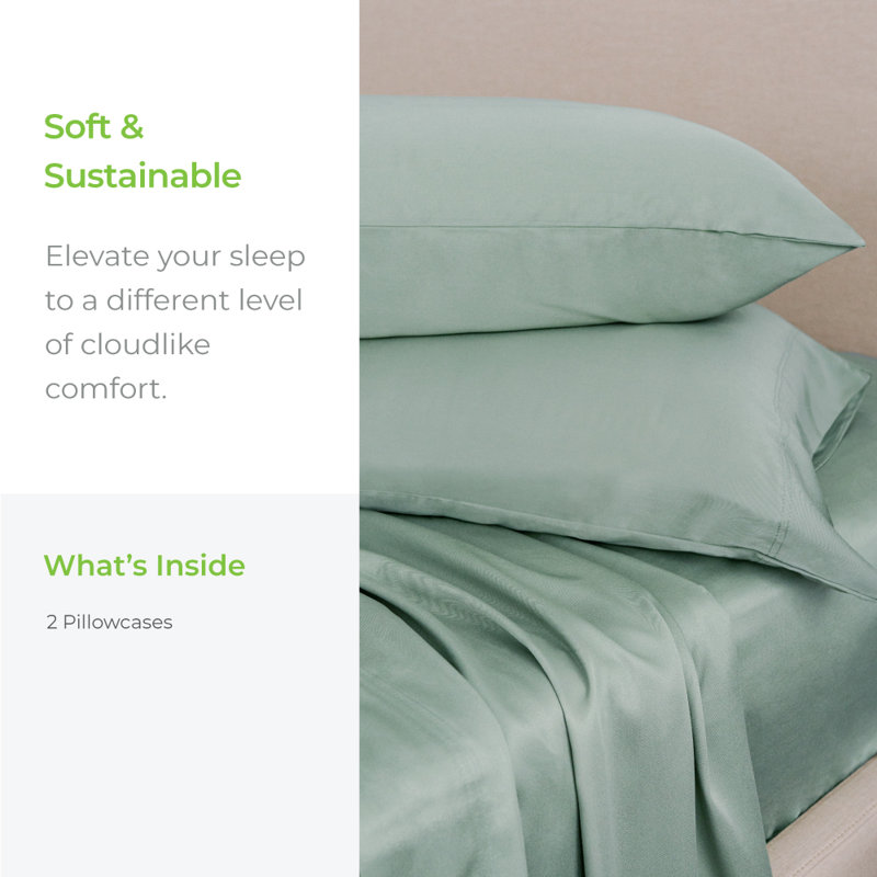 Tahitian Breeze Standard Size Hypoallergenic Cotton Pillowcase Set