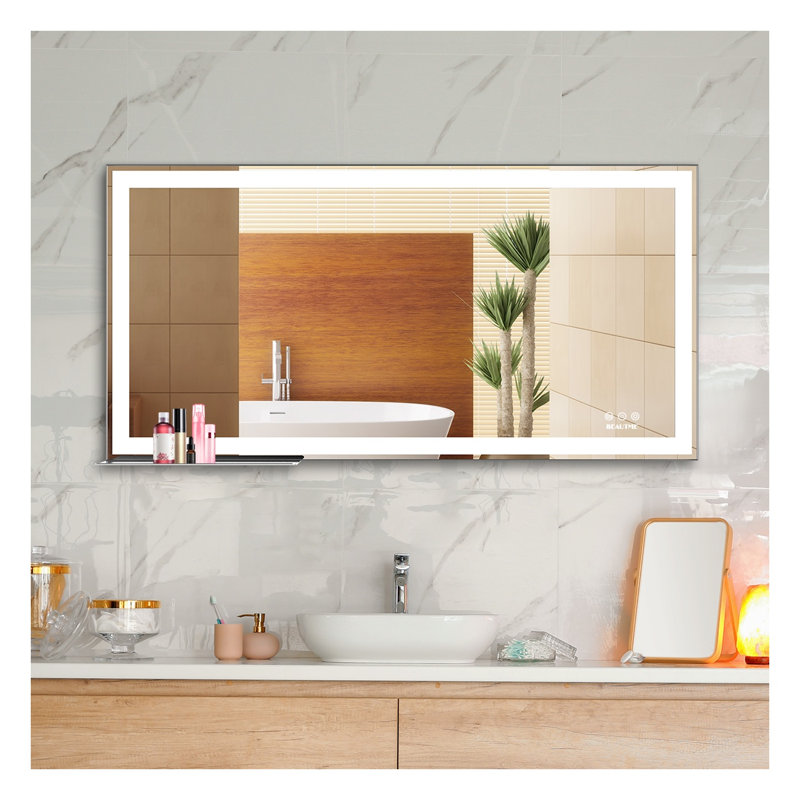 Miroir de salle de bain 48 po x 24 po DEL