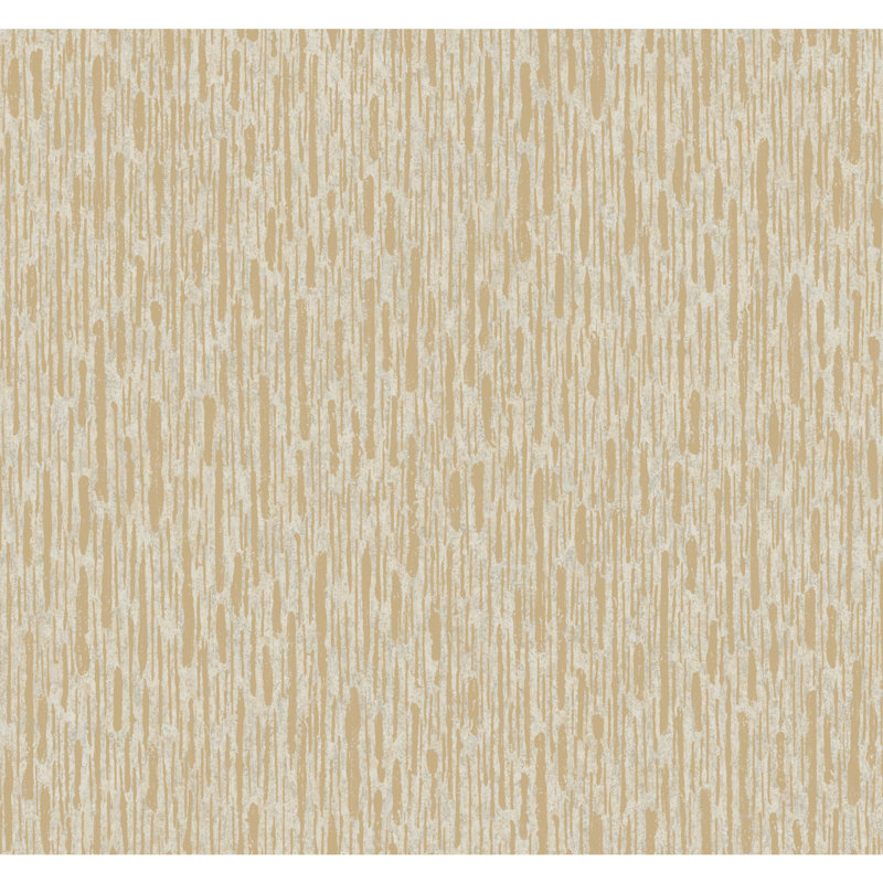 Rouleau de papier peint métallique L 26,9 pi x l 27 po, Brun / Doré