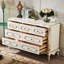 Armoire d'appoint en bois manufacturé blanc massif-1733425802