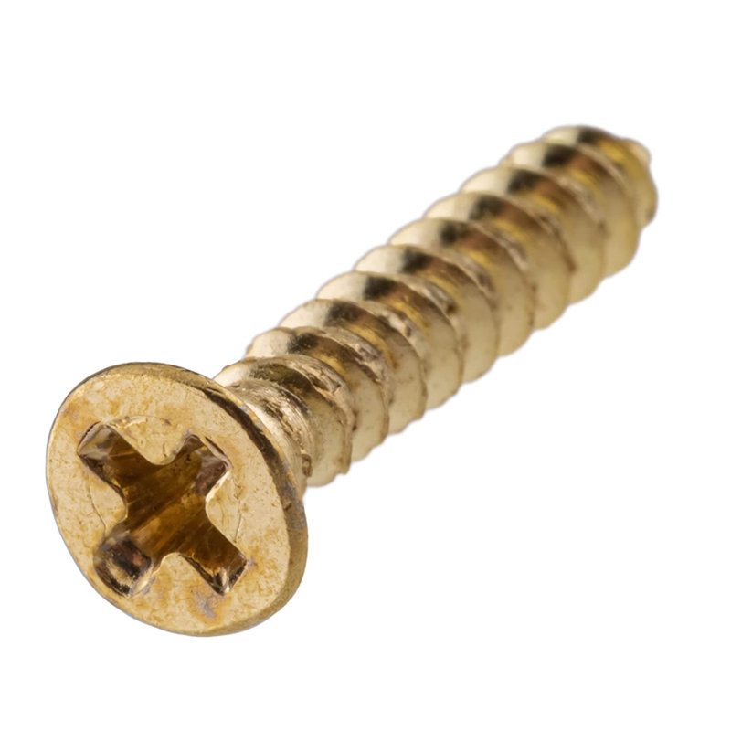 Vis à bois à tête fraisée à empreinte cruciforme n ° 4 x 5/8 po