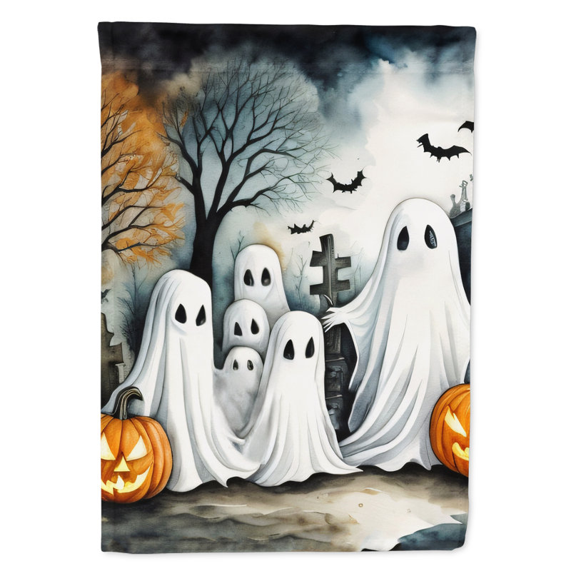 Ghosts Spooky Halloween Garden Flag