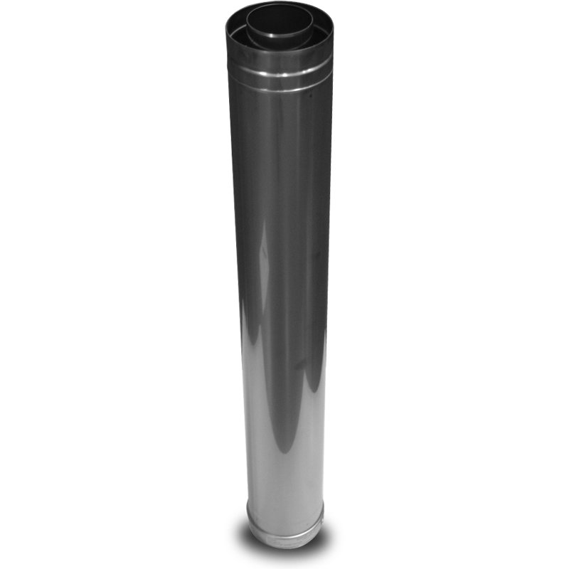 Ventilation en acier inoxydable concentrique, 24 po