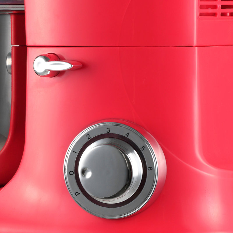 HomCom Vendome 7 vitesses 5,81 pte Batteur sur socle, Rouge