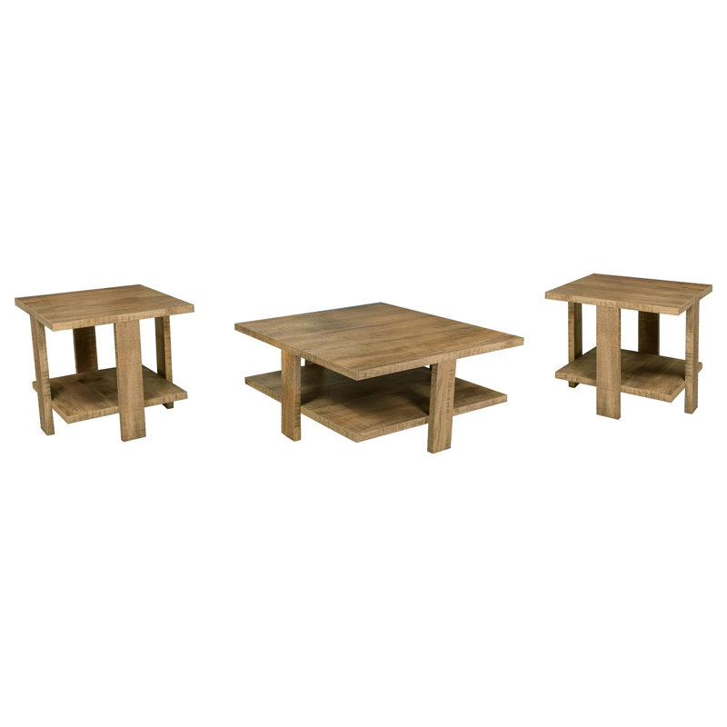 Ensemble de tables basses et tables de bout Martinian, 3 pièces: 2 tables de bout, table basse