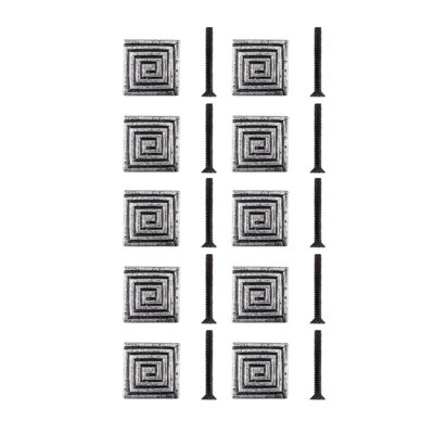 Oversized 2" Length Square Knob Multipack