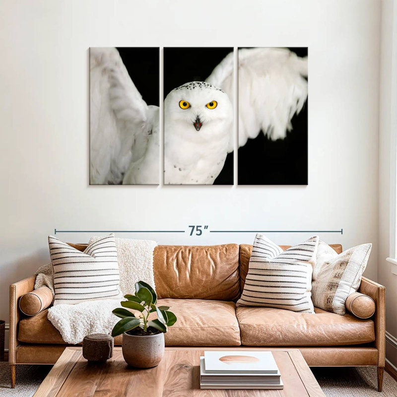 White Owl, 36" H x 57" W