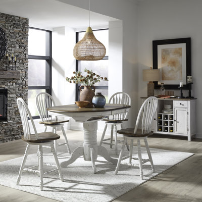 5 Piece Gathering Table Dining Set