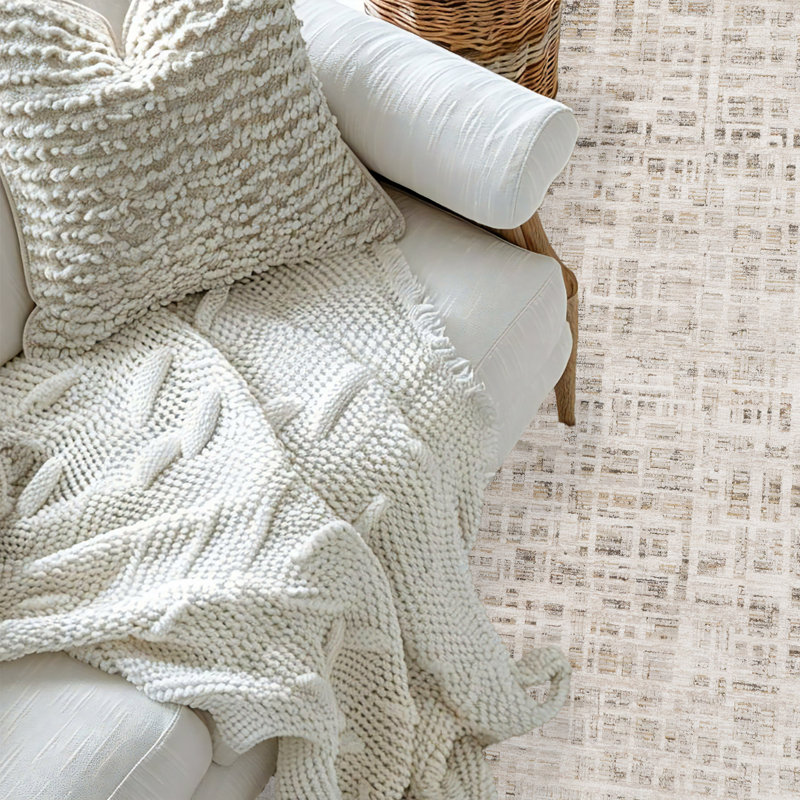 Gadberry 17552-890 BEIGE/GREY, Rectangle 9' x 12'6"