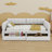 Upholstered Platform Bed With USB And 2 Drawers-1755964510