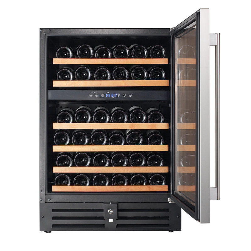 Smith & Hanks Dual Zone 24'' 46 Bottle Wine Refrigerator