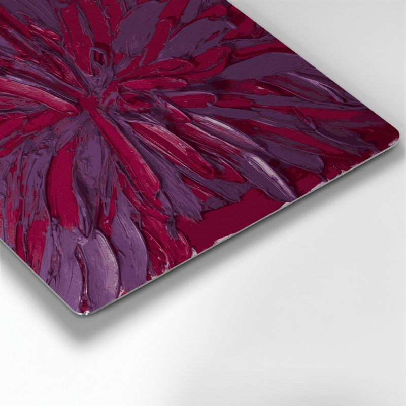 Neo Expressionism 48 Red Metal Wall Art, 192" H x 192" W x 0.05" D