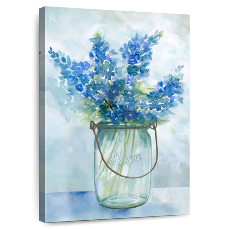 Harnek Bluebonnets II, 45" H x 30" W