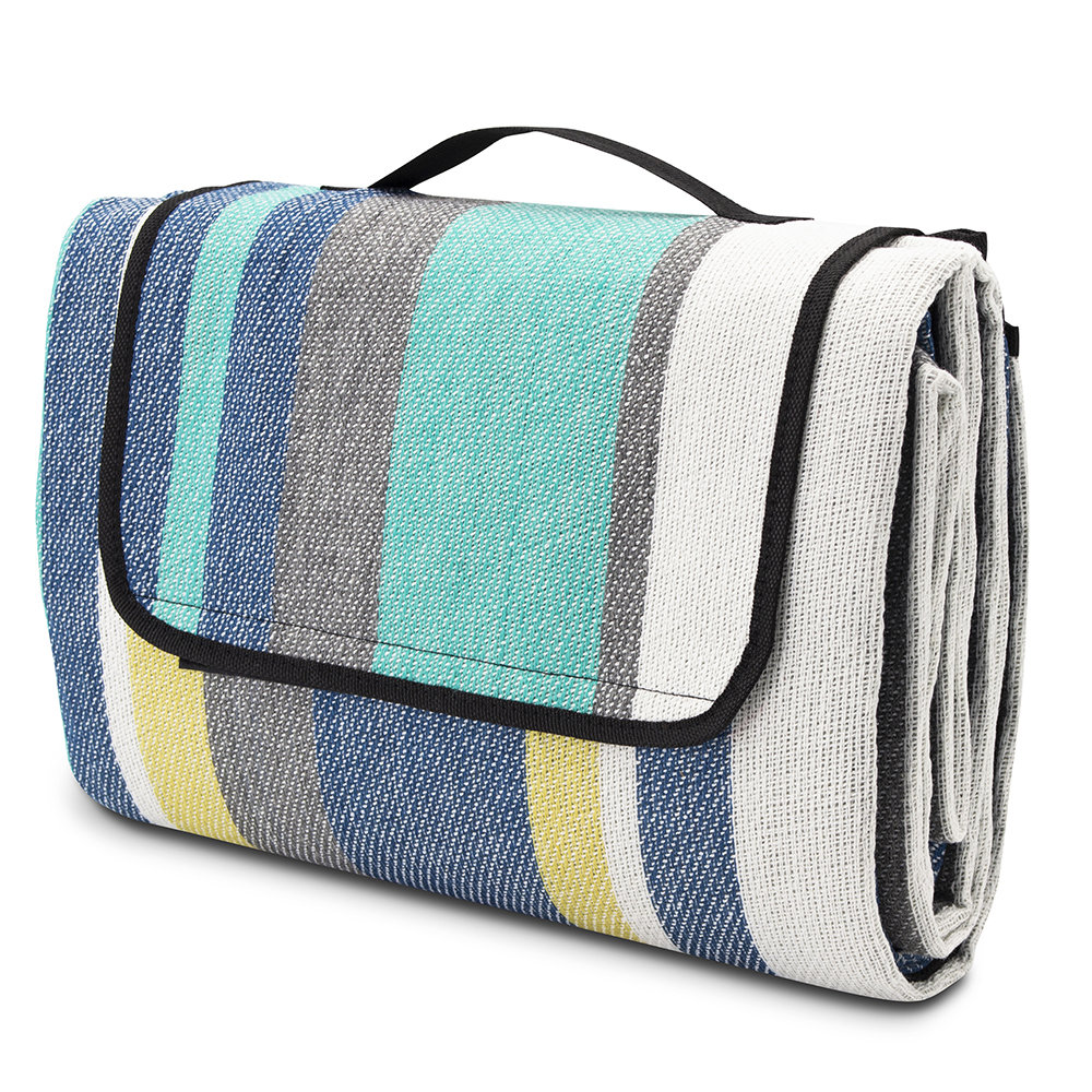 Cotton Picnic Blanket , Service for 4 Rosecliff Heights