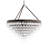 Alena 8 - Light Dimmable Tiered Chandelier