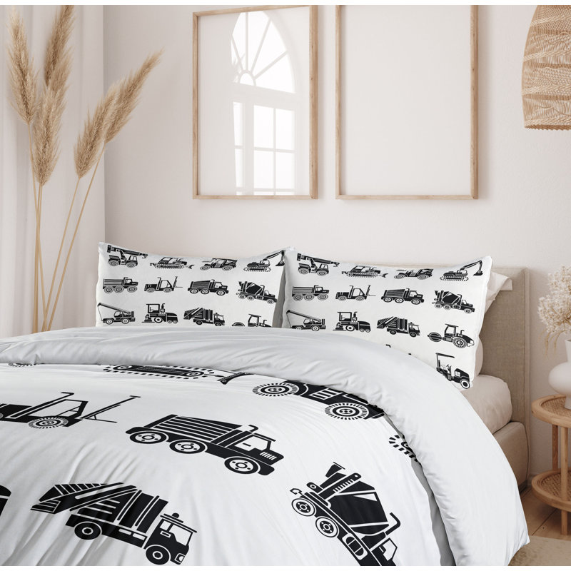 No Duvet Cover, California King Duvet Cover + 2 Standard Shams