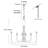 6 - Light Wrought Iron Dimmable Chandelier