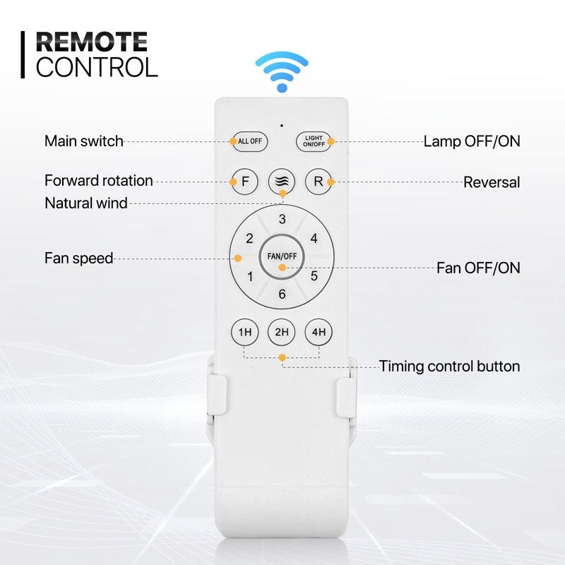 Golden Polished Tropical Ceiling Fan with LED Lights and Remote