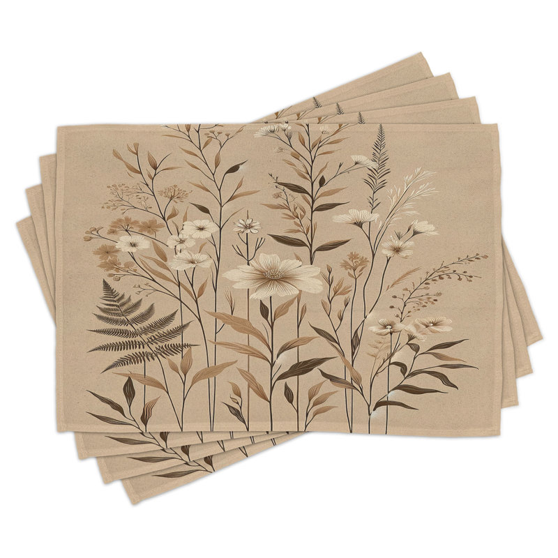 Ensemble de 4 napperons Ambesonne