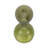 Decorative Glam Glass Hourglass Sculpture for Office Decor - Modern Object Accent for Bedroom Styling, Living Room Tabletop or Home Decoration - Green-969638724-970907095