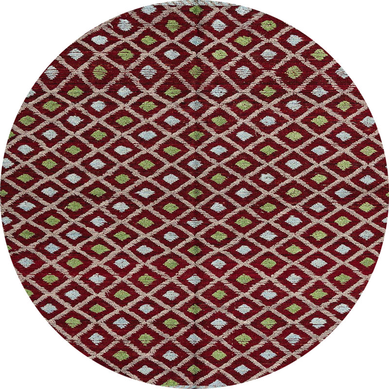 Tapis abstrait moderne 4350, Rond 5 pi
