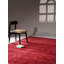 Tapis en laine tissés à la main et tissés à la main - Rectangle, couleur rouge foncé, conception unie, tapis antidérapants épais faits à la main pour le salon, la chambre à coucher-2141865811