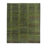 Jute / Sisal Striped Area Rug in Green