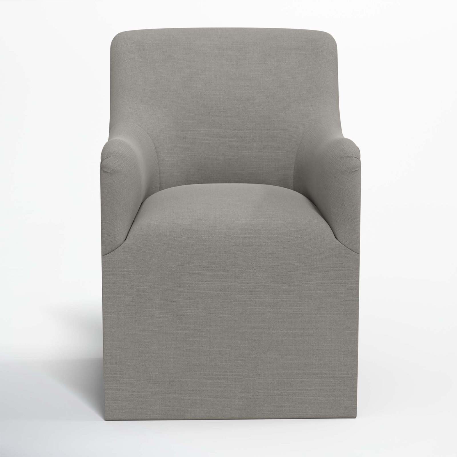 Howth Dining Armchair, Classic Grey Linen