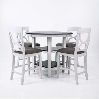 5-Pcs Counter Height Dining Set