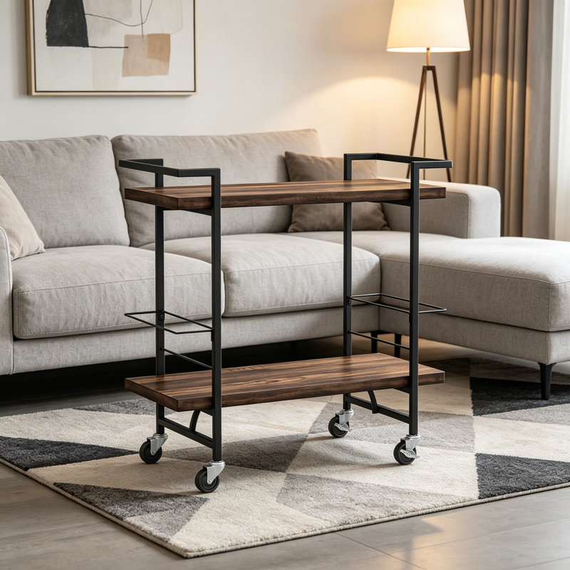 Metal Bar Cart