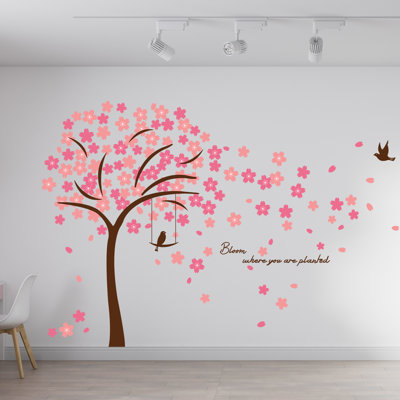 Plants & Flowers Non-Wall Damaging Wall Decal