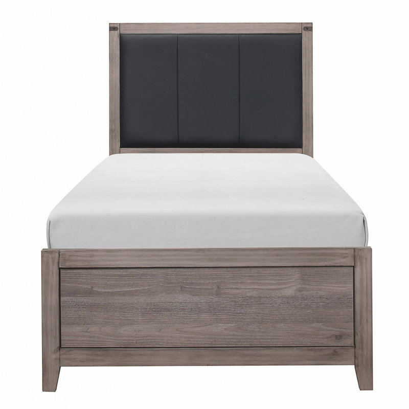 Tête de lit tapissier à panneau 1Pc (seulement lit), Simple