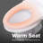 SmartBidet SB-2000WR Electric Bidet Toilet Seat with Heated Seating, Warm Air Dryer, Temperature Control Wash, and Control Panel, Round Seating