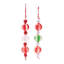 Striped Glass Mini Drop Ornaments