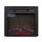Electric Fireplace Insert 18" 1400W 120V ,Equipped with remote control, ultra thin heater with log set & realistic flame - BLACK-2050956071