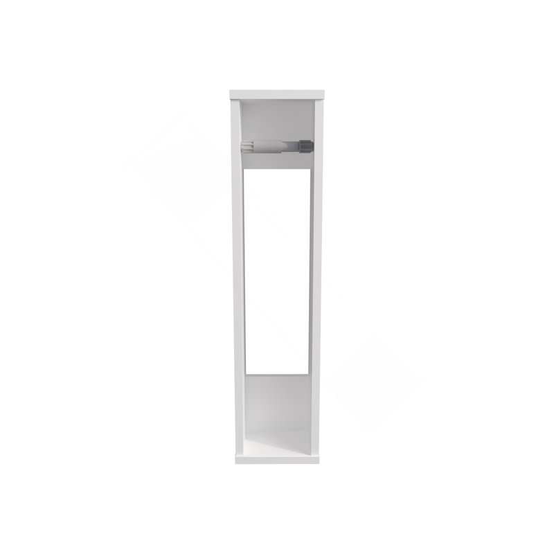 Porte-papier hygiénique en mélamine, Blanc