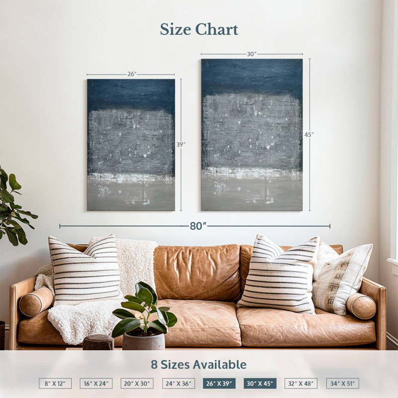 Avery Astral Blues, 39" H x 26" W