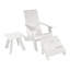 Chaise Adirondack en plastique avec table Byrnes-1719766160