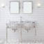 Ensemble de meuble-lavabo oval avec robinet et trop-plein Copeland Stone-899192011