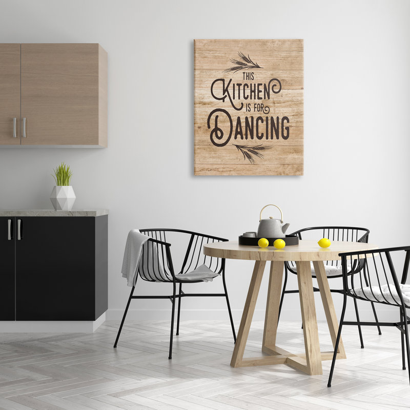This Kitchen Is For Dance, Plaque murale, L 30 po x H 40 po