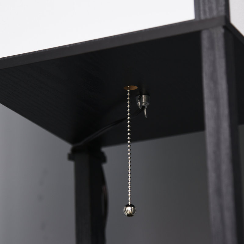 Modern Floor Lamp with Shelves & Dual Ambient Lighting