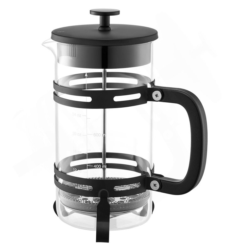 Cafetière à piston en verre borosilicaté 34 oz French Press
