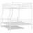 Aloah Full XL Over Queen Metal Bunk Bed with Trundle-2130522901